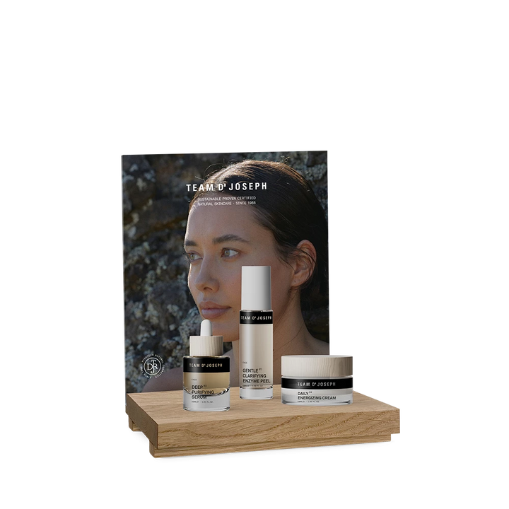 DISPLAY "SUSTAINABLE PROVEN SKINCARE"