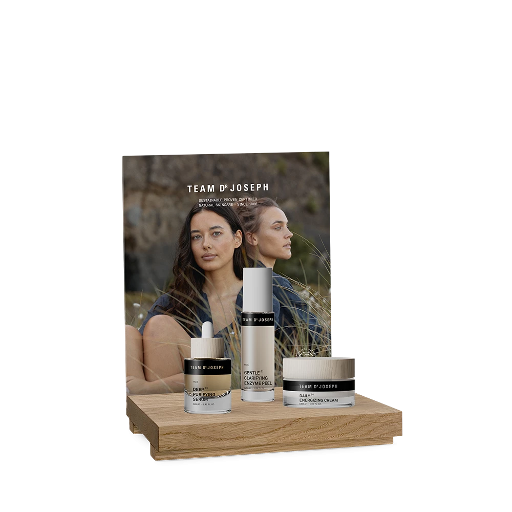 DISPLAY "SUSTAINABLE PROVEN SKINCARE"